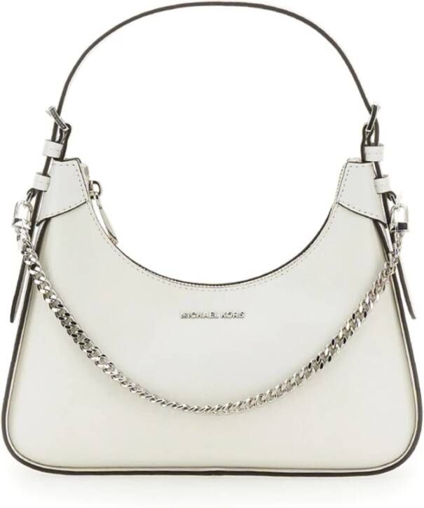 Michael Kors Wilma Medium Shoulder BAG , Wit, Dames