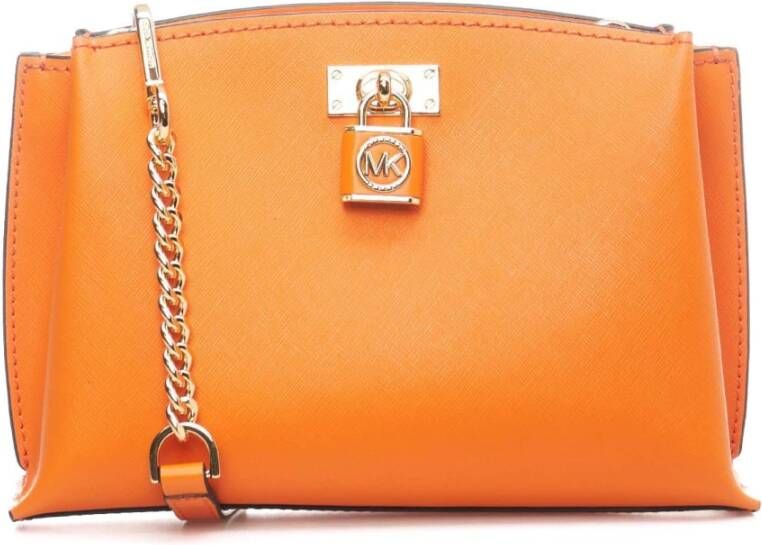Michael Kors Women& Bags Cross Body Orange Ss23 , Oranje, Dames