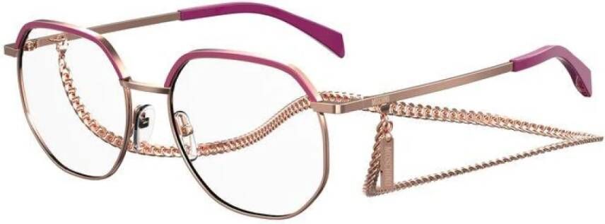 Moschino Bril , Geel, Unisex