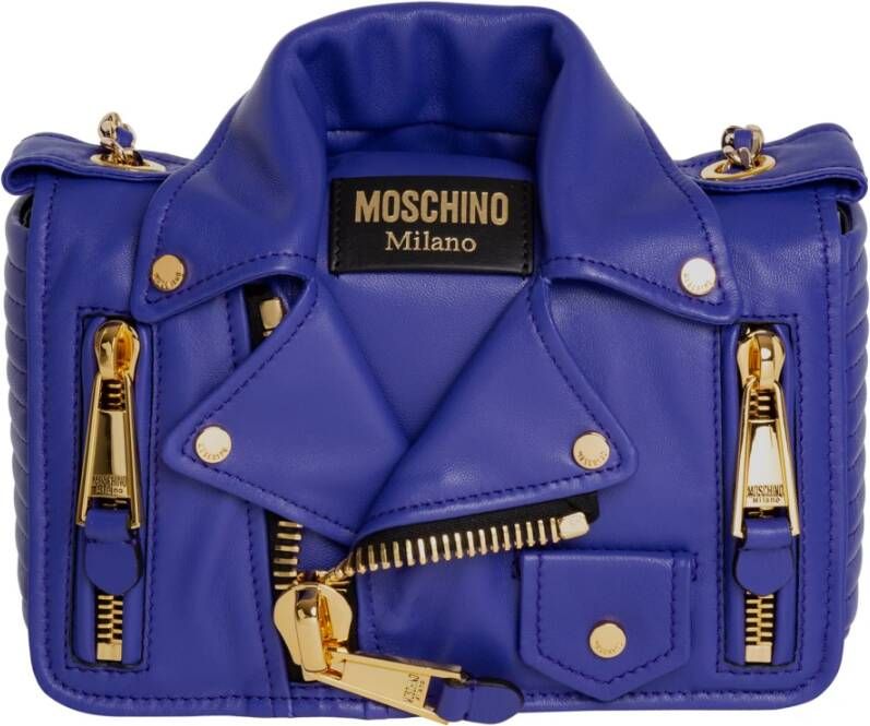 Moschino Biker Shoulder bag , Paars, Dames