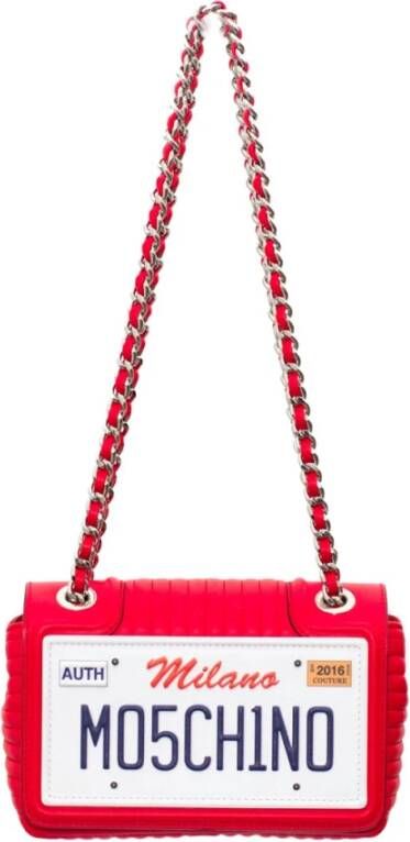 Moschino Cross Body taske , Rood, Dames