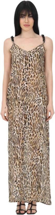 Moschino Maxi kleedjes Beige Dames