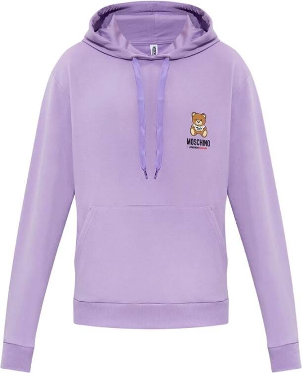 Moschino Hoodies & sweatvesten Paars Heren