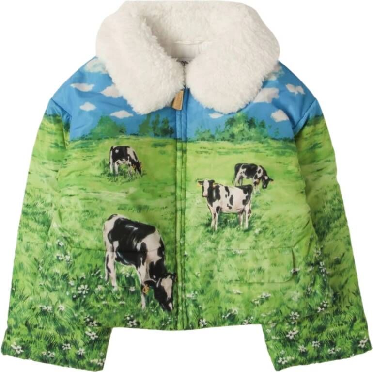 Moschino Winterjassen Groen Heren