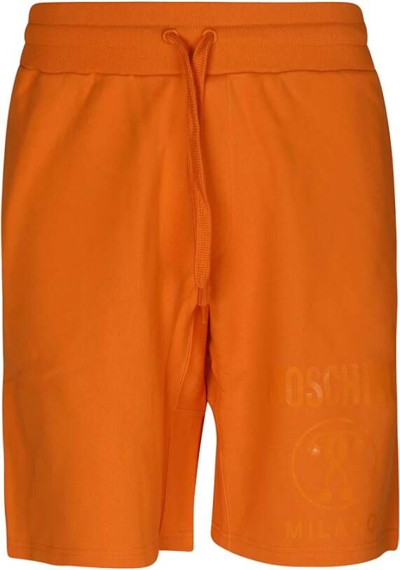 Moschino Lange korte broek , Oranje, Heren