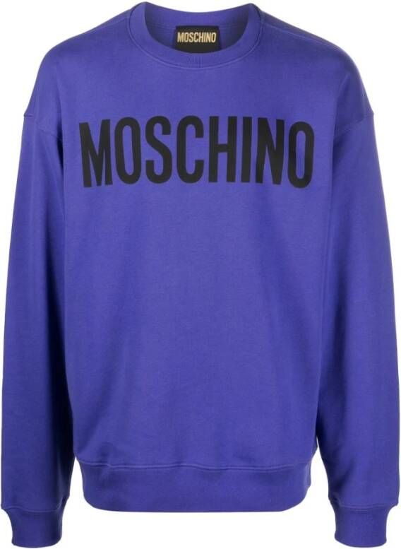 Moschino Truien & Vesten Paars Heren