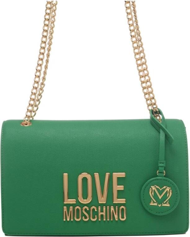 Moschino Schoudertassen Groen Dames