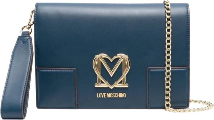 Moschino Schoudertassen Blauw Dames