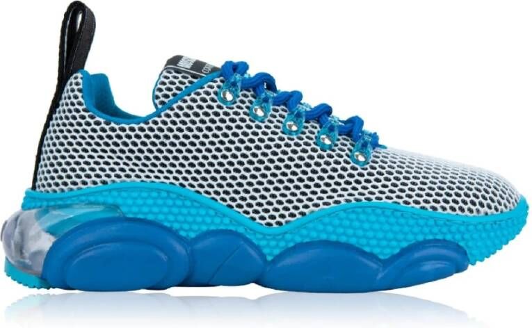 Moschino Scarpe Donna Women's Sneakers , Blauw, Dames
