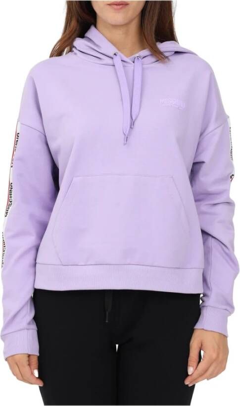Moschino Hoodies & Sweatvesten Paars Dames