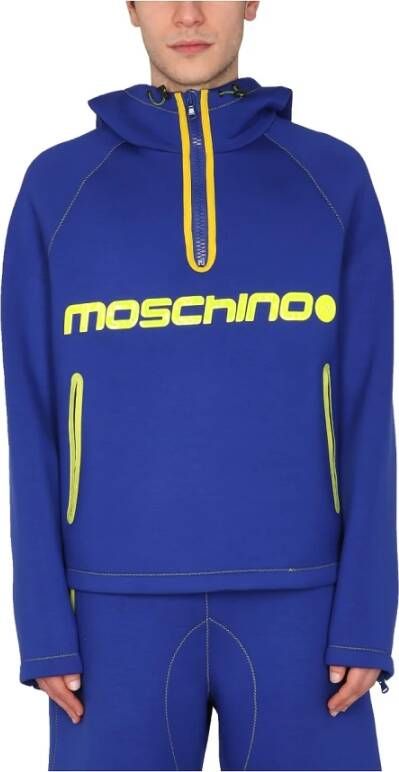 Moschino Sweatshirt , Blauw, Heren