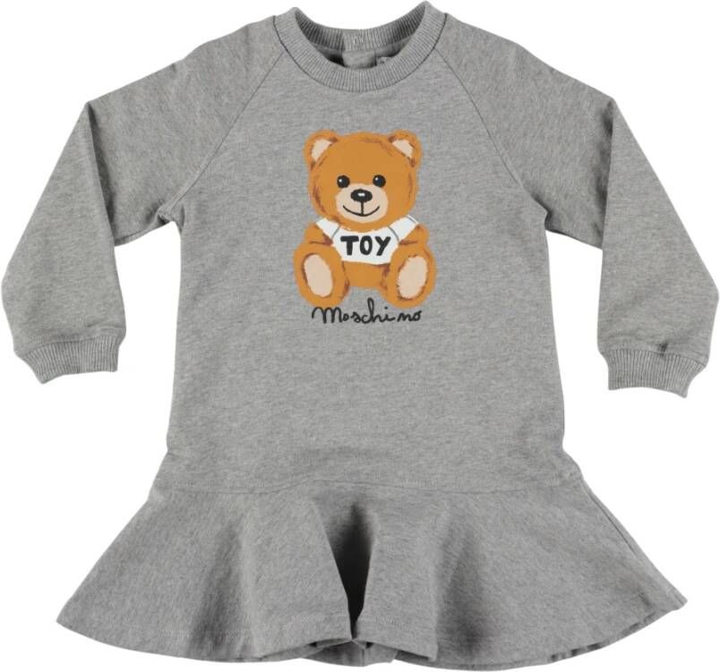 Moschino sweatshirt jurk , Grijs, Dames