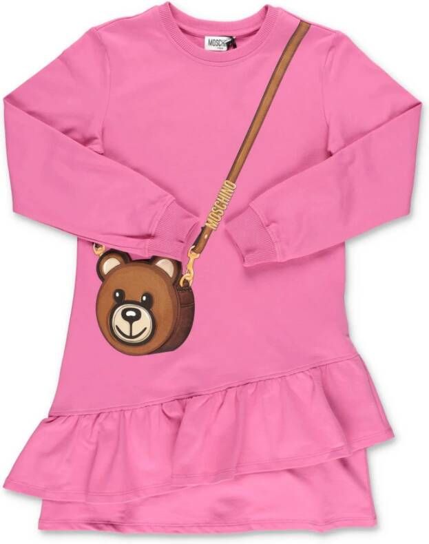 Moschino sweatshirt jurk , Roze, Dames