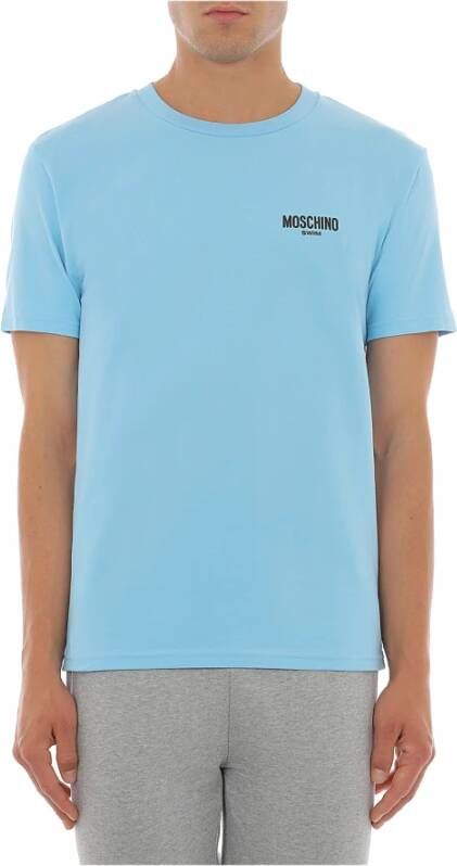 Moschino T shirt , Blauw, Heren