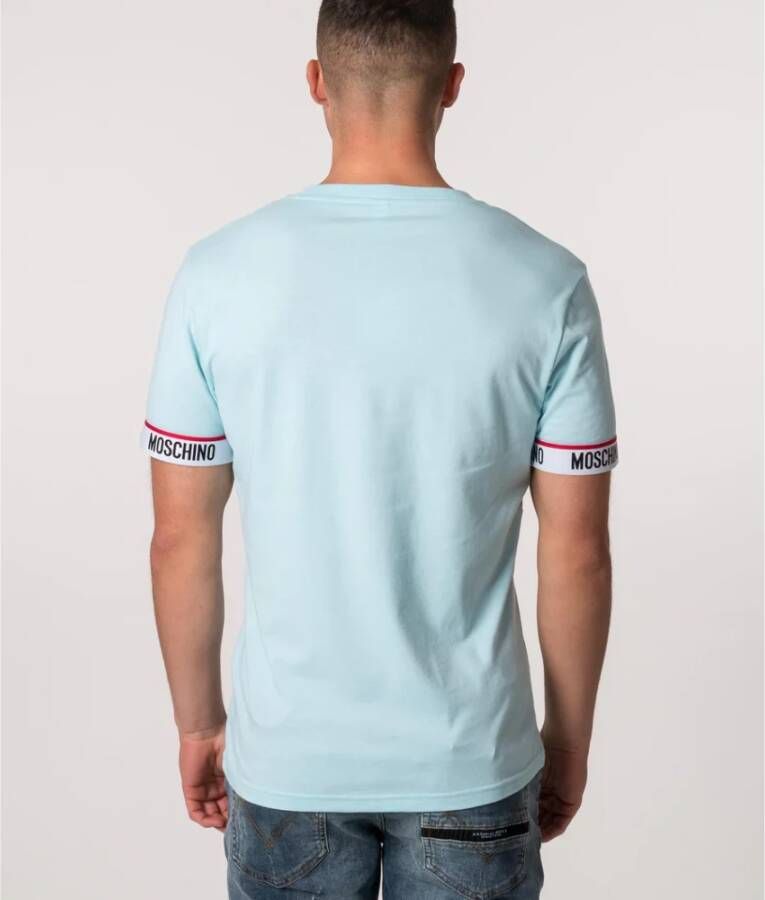 Moschino T shirt , Blauw, Heren