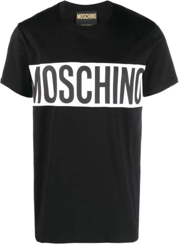 Moschino T shirt , Zwart, Heren