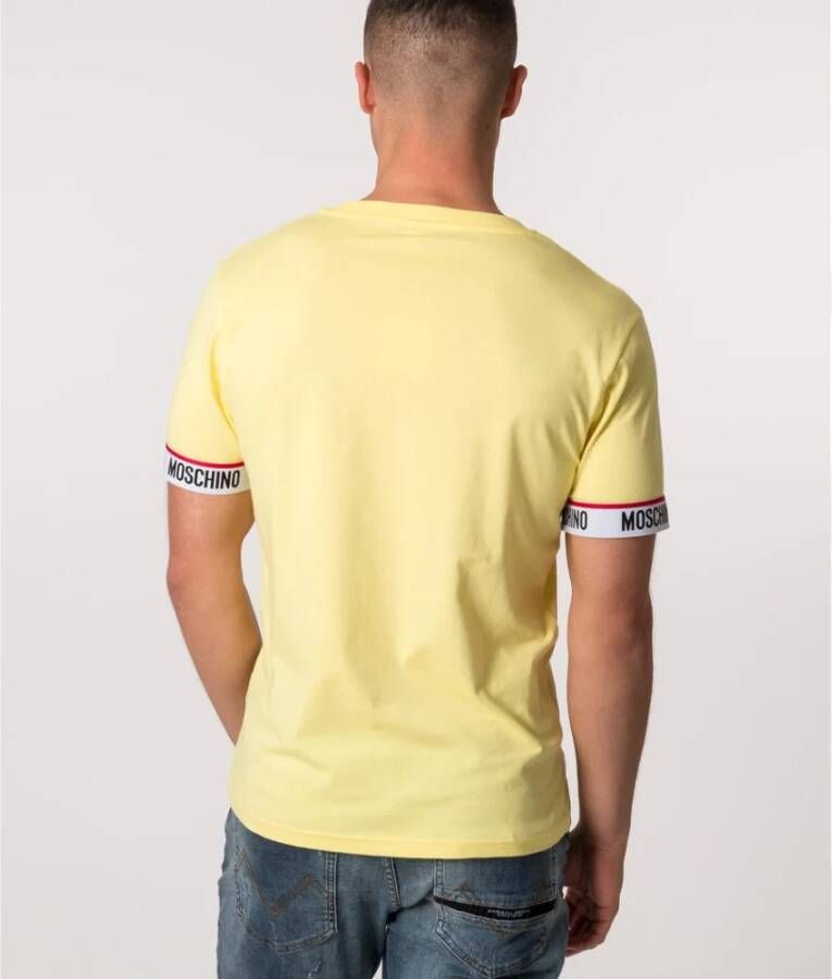Moschino Underwear Basic T Shirt Senior Geel , Geel, Heren