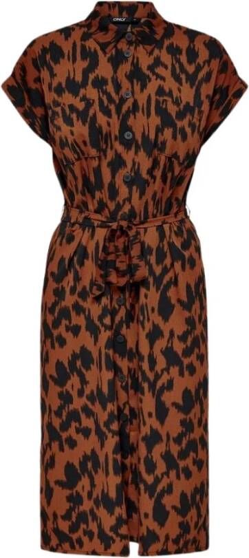 Only Jurk met overhemdkraag ONLHANNOVER S/S SHIRT DRESS