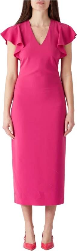 PATRIZIA PEPE Dag Midi jurk , Paars, Dames