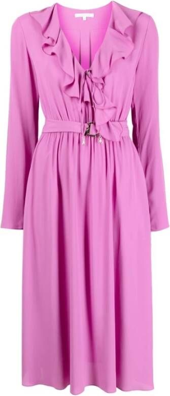 PATRIZIA PEPE Midi jurken , Paars, Dames