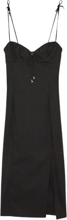 PATRIZIA PEPE Midi jurken , Zwart, Dames