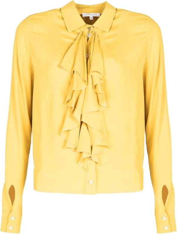PATRIZIA PEPE Longsleeve shirts Geel Dames