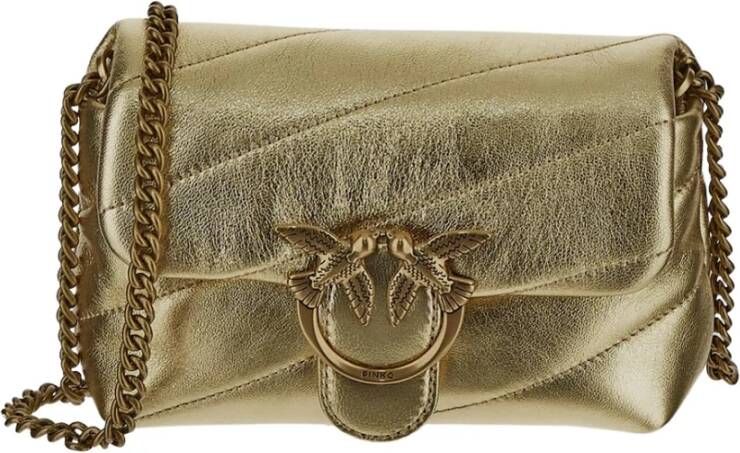 pinko Baby Love Bag Puff Maxi Quilt , Geel, Dames