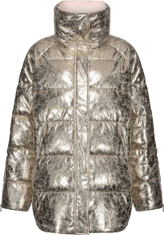 pinko Brunella 1 Bomber Vintage Foil , Grijs, Dames