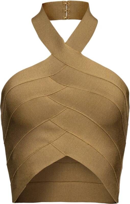 pinko Cherry TOP Fasce Tricot , Groen, Dames