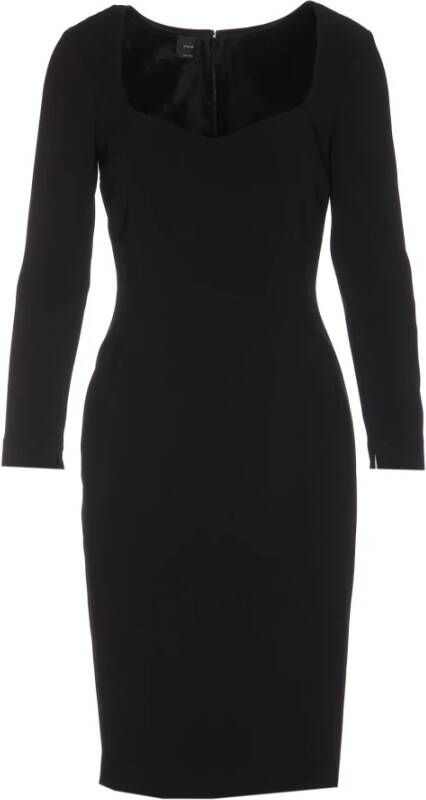 pinko Dresses Black , Zwart, Dames