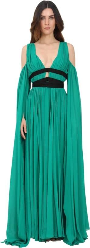 pinko Maxi kleedjes Groen Dames