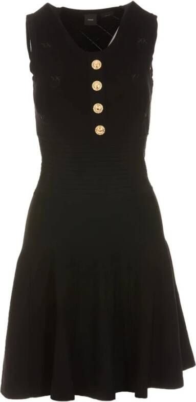 pinko Korte jurken , Zwart, Dames