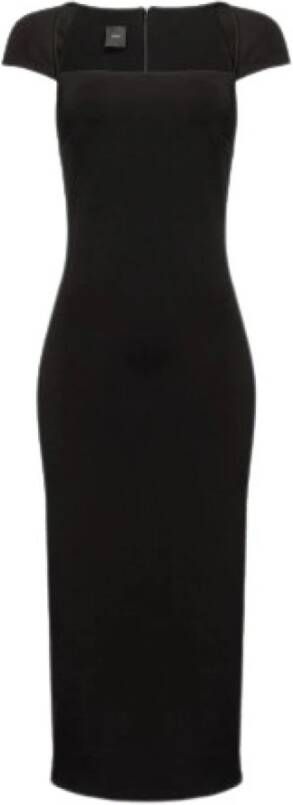 pinko Midi jurk , Zwart, Dames