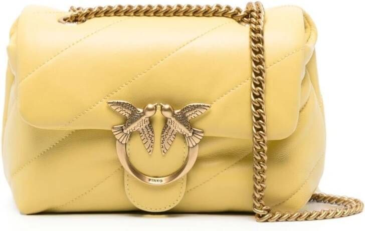 pinko Shoulder Bags , Geel, Dames