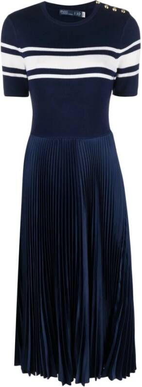 Ralph Lauren Dag Midi jurk , Blauw, Dames