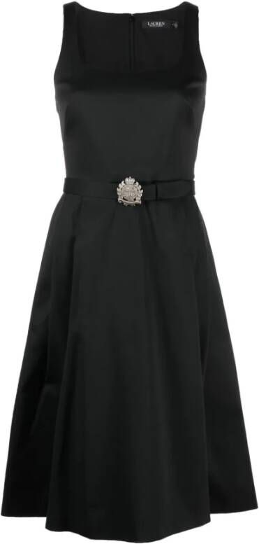 Ralph Lauren Dag Midi jurk , Zwart, Dames