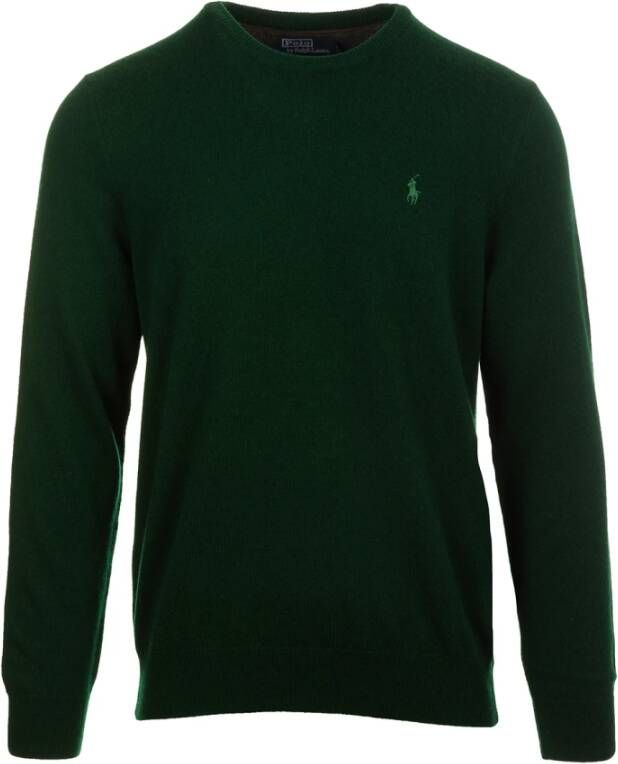 Ralph Lauren Fijngebreide pullover van wol met logoborduring