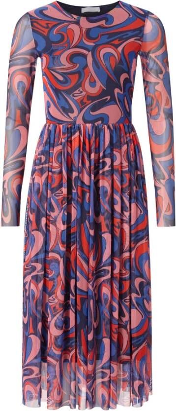 Rich & Royal Midi jurken , Blauw, Dames