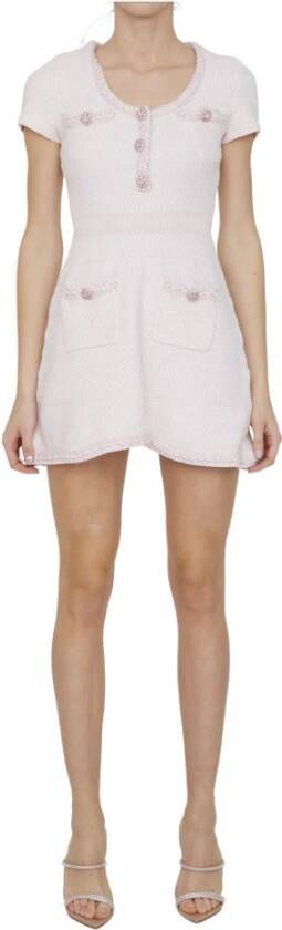 Self Portrait Casual kleedjes Roze Dames
