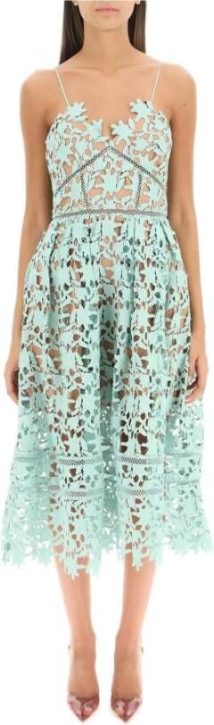 Self Portrait Casual kleedjes Groen Dames