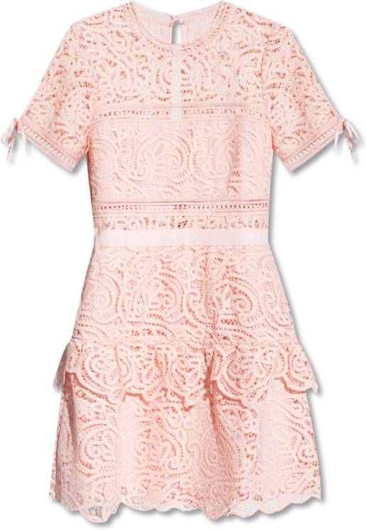 Self Portrait Casual kleedjes Roze Dames