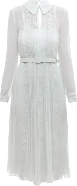 Self Portrait Midi jurken , Groen, Dames