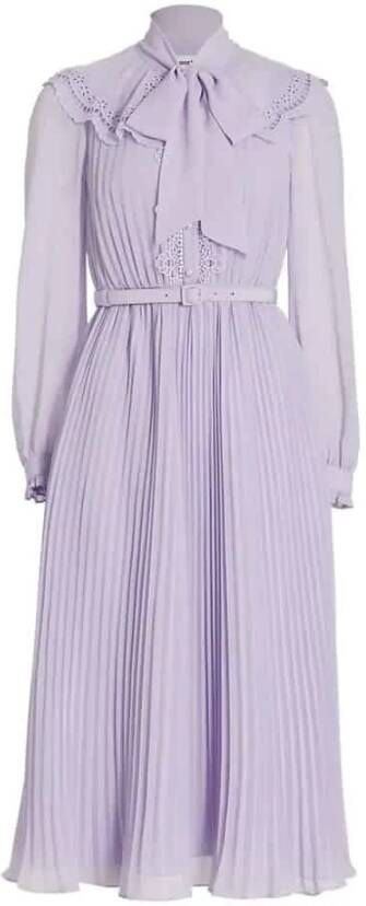 Self Portrait Midi jurken , Paars, Dames