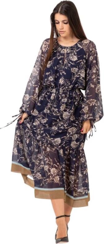 Semicouture Casual kleedjes Paars Dames