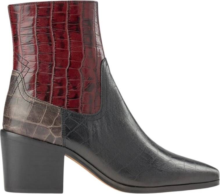 Shoe the Bear Enkellaarsjes Rood Dames