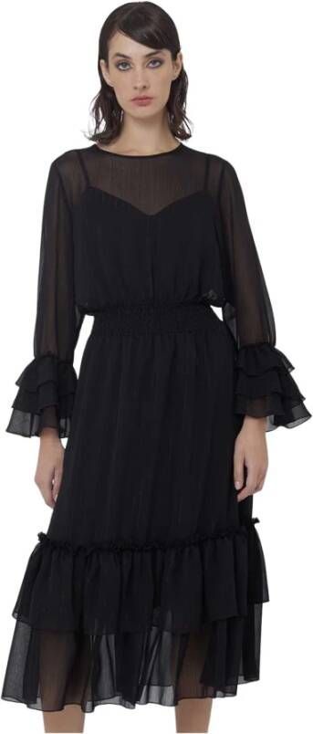 Silvian Heach Casual kleedjes Zwart Dames