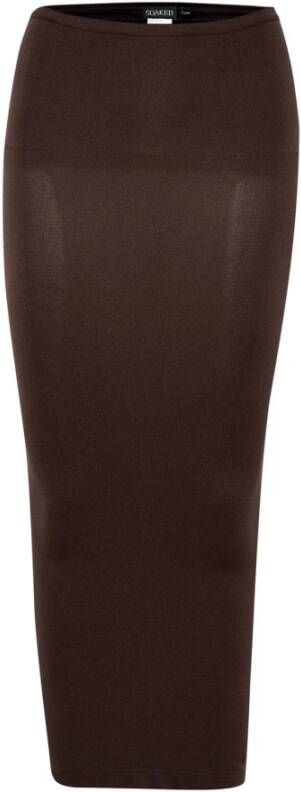 Soaked in Luxury Maxi Rokken Bruin Dames