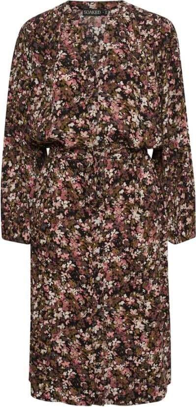 Soaked in Luxury Casual kleedjes Bruin Dames