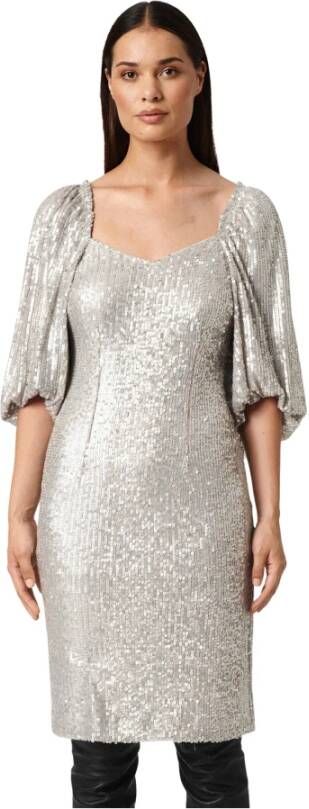 Soaked in Luxury Casual kleedjes Grijs Dames