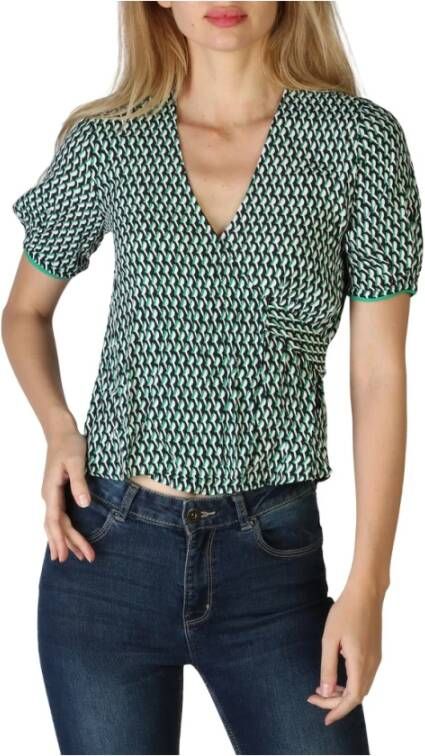 Tommy Hilfiger Blouse Ww0Ww30728 , Groen, Dames